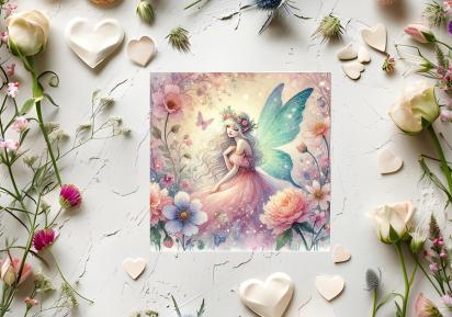 Fairy Greeting Cards, Large and Small Notecards, Birthday, Invitations