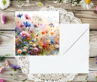 Wildflowers - Single Card or Bulk 10 Pack of Gift Cards