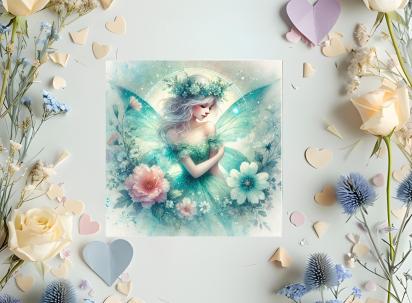 Fairy Greeting Cards, Large and Small Notecards, Birthday, Invitations
