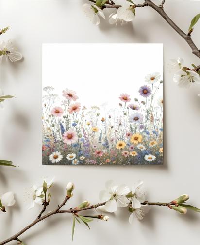 Wildflowers - Single Card or Bulk 10 Pack of Gift Cards