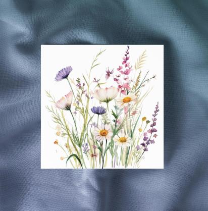 Wildflowers - Single Card or Bulk 10 Pack of Gift Cards