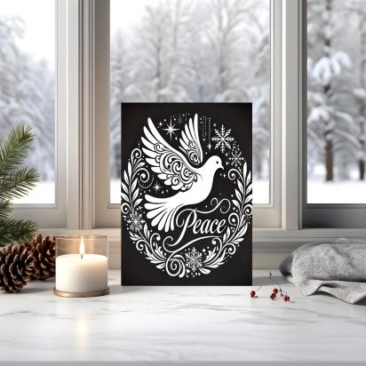 Dove of Peace - Christmas Card - Bulk Pack of Christmas Greeting Cards