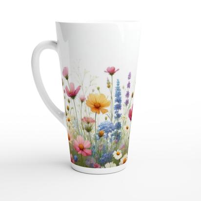 Latte 17oz Ceramic Mug - Coffee or Tea Cup, Extra Tall