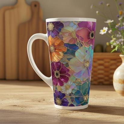 Latte 17oz Ceramic Mug - Coffee or Tea Cup, Extra Tall