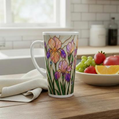 Latte 17oz Ceramic Mug - Coffee or Tea Cup, Extra Tall