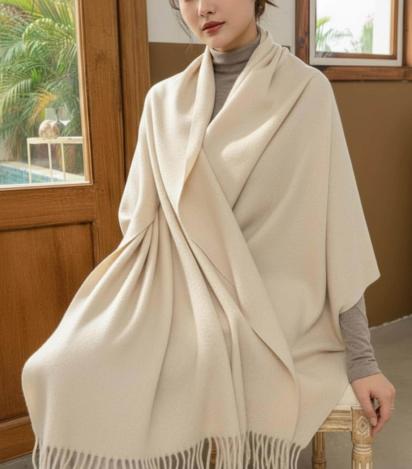 Blanket Shawl - Thick Wide Scarf - Pashmina Super Soft Wrap